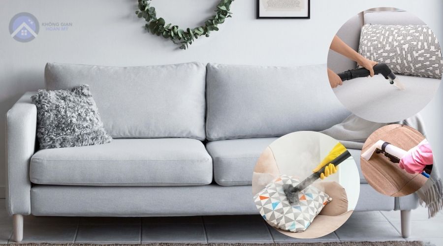 Các loại chất liệu vải sofa và phương pháp giặt phù hợp