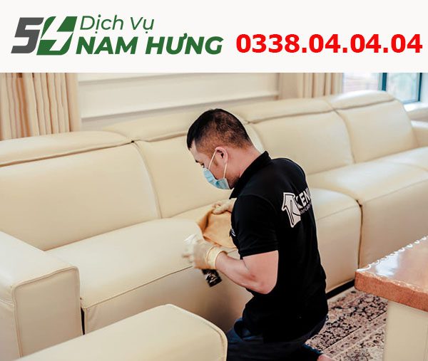 Dịch vụ giặt ghế sofa vải chuyên nghiệp tại nhà 0909980348