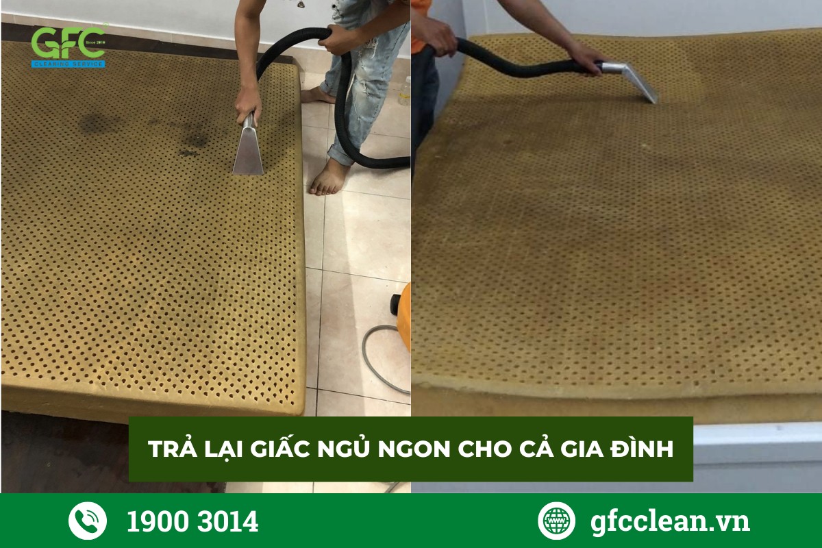 Quy trình giặt đệm chuyên nghiệp tại Phú Nhuận (0909980348)