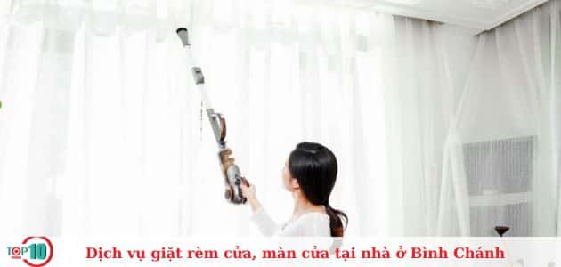 Quy trình giặt màn chuyên nghiệp tại Quận 3: Từ nhận màn đến giao hàng (Hình ảnh minh họa)