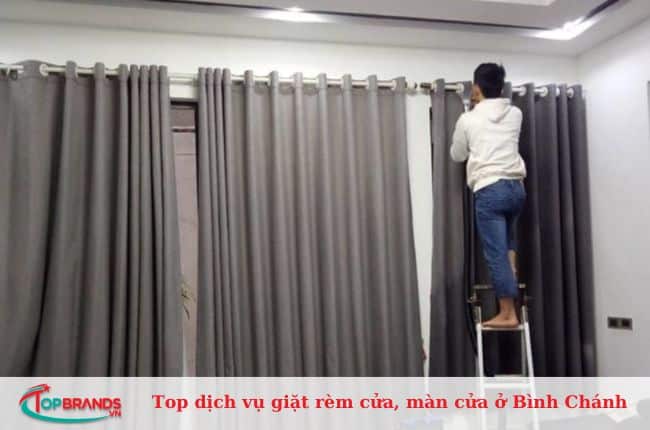 Dịch vụ giặt rèm cửa tại nhà Bình Chánh Giải pháp tiện lợi cho ngôi nhà của bạn (0909980348)