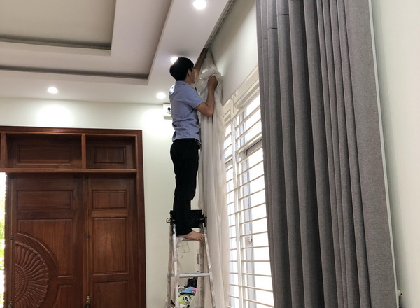 Dịch vụ giặt rèm chuyên nghiệp tại Nhà Bè: Đáp ứng mọi nhu cầu của bạn
