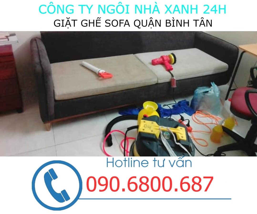Quy trình giặt ghế sofa chuyên nghiệp tại Bình Tân