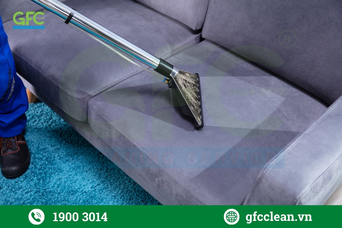 Quy trình giặt ghế sofa vải chuẩn tại Biên Hòa Cam kết sạch sâu, bảo vệ sợi vải