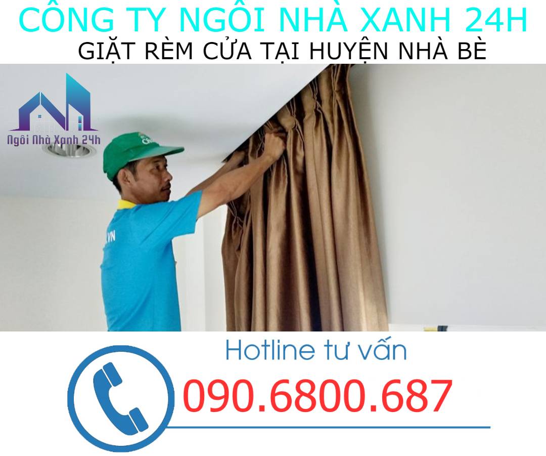 Dịch vụ giặt rèm cửa chuyên nghiệp tại Nhà Bè 0909980348