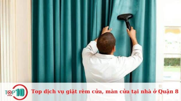 Bảng giá giặt rèm cửa Quận 8 (Cập nhật 01/01/2025)