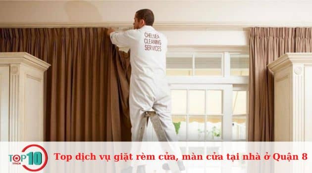 Quy trình giặt rèm tại nhà Quận 8: Từ khâu tiếp nhận đến giao nhận sản phẩm