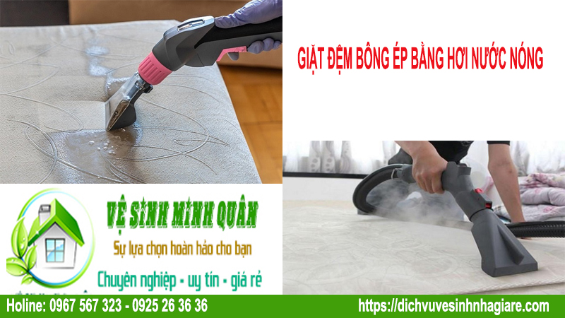 Dịch vụ giặt đệm bông ép Dĩ An uy tín, chuyên nghiệp 2025