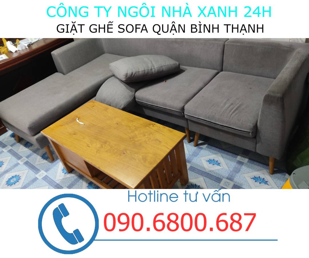Quy trình giặt ghế sofa chuyên nghiệp tại Bình Thạnh