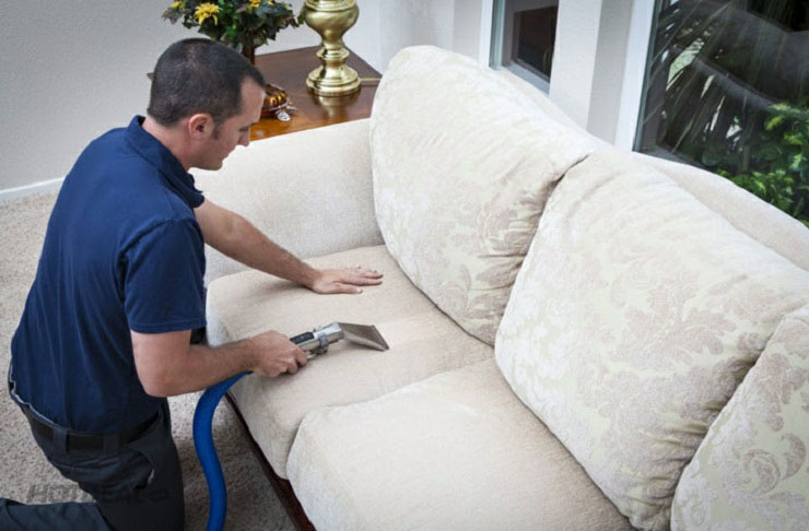 Quy trình giặt ghế sofa vải tại nhà Cần Giuộc chuyên nghiệp: Từ khâu tiếp nhận đến hoàn thiện