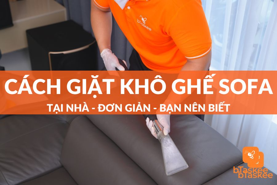 Quy trình giặt khô ghế sofa chuyên nghiệp tại Long An