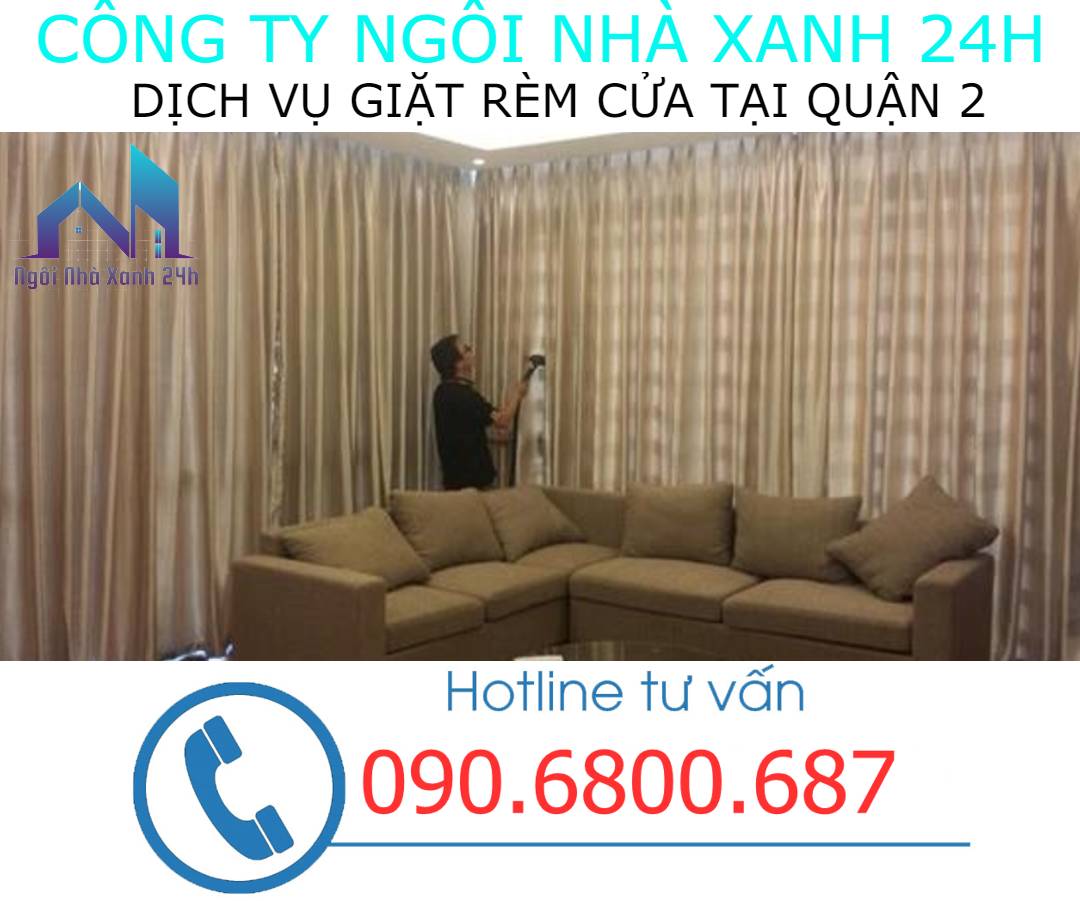 Quy trình giặt màn cửa tại nhà Quận 2: Từ A đến Z