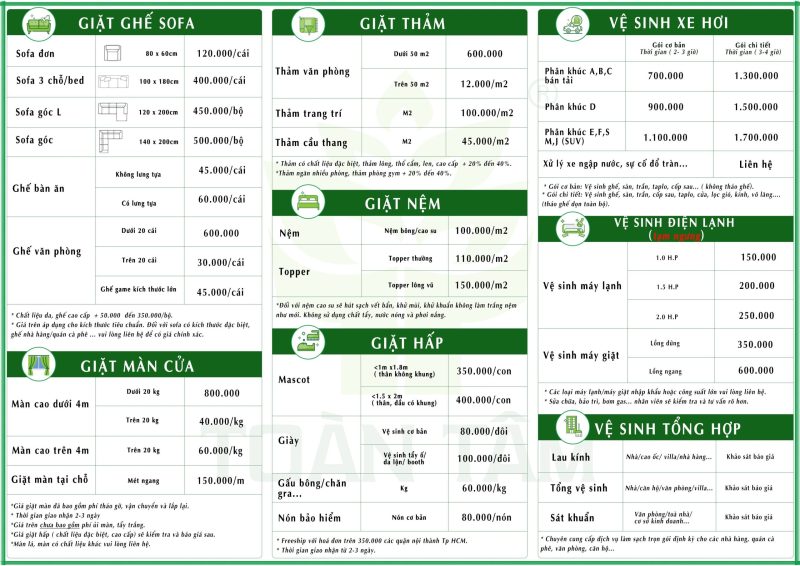 Bảng giá giặt màn cửa tại nhà Quận 9 năm 2025 (0909980348)