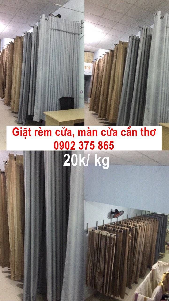 Các loại màn cửa được giặt: Liệt kê các loại màn cửa mà dịch vụ nhận giặt, bao gồm chất liệu, kiểu dáng (màn vải, màn sáo, màn cuốn, rèm cửa...). Kèm theo hình ảnh minh họa.