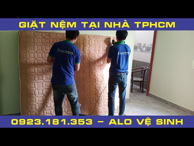 Quy Trình Giặt Nệm Chuyên Nghiệp Tại Tân Phú 0909980348 (2025)