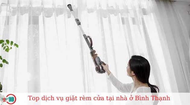 Quy trình giặt rèm cửa chuyên nghiệp tại chung cư B1 Trường Sa