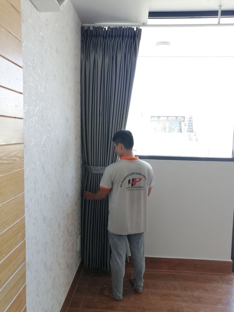Quy trình giặt rèm cửa chuyên nghiệp tại Chung cư Đại Thành