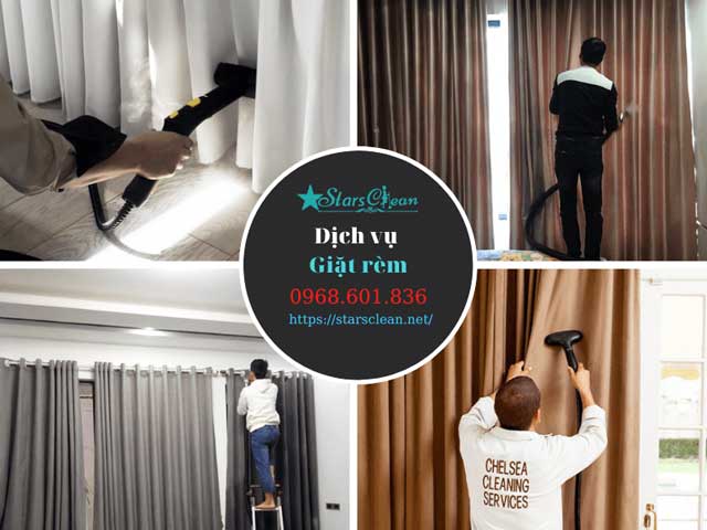 Quy trình giặt rèm cửa chuyên nghiệp của CT Home Bình Thanh