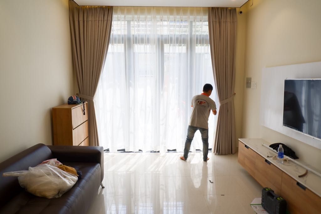 Dịch vụ giặt rèm cửa chung cư Hoa Hồng 12 Tân Kỳ Tân Quý, Quận Tân Phú