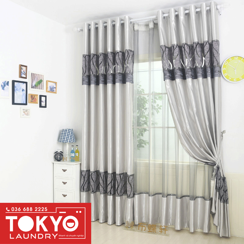 Quy trình giặt rèm cửa chuyên nghiệp tại Hoàng Kim Thế Gia, Bình Tân