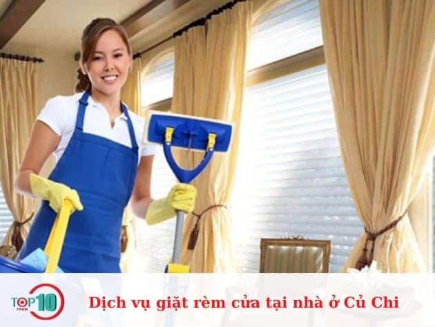 Quy trình giặt rèm chuyên nghiệp tại Kim Phát 60 Trường Chinh