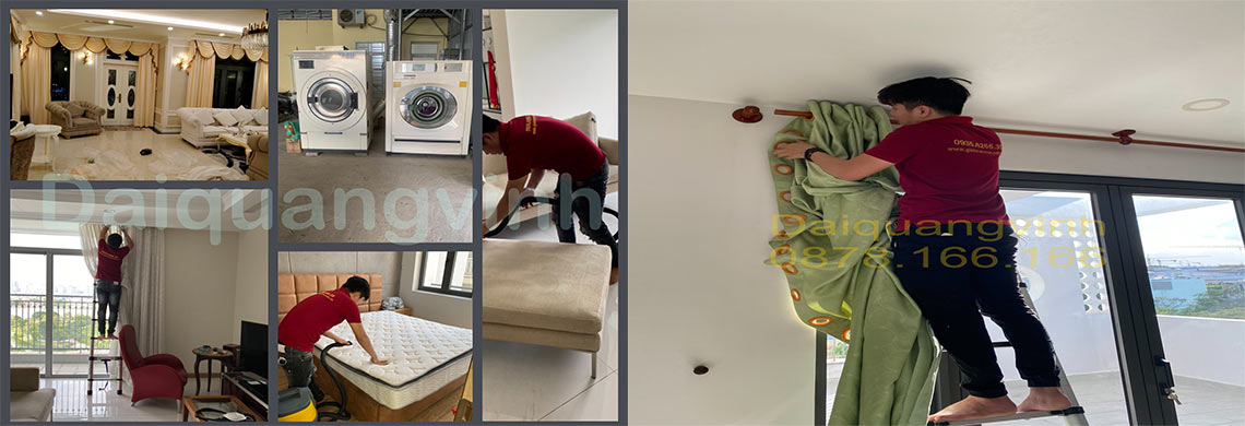 Quy trình giặt rèm cửa chuyên nghiệp tại nhà ở 20 Lũy Bán Bích