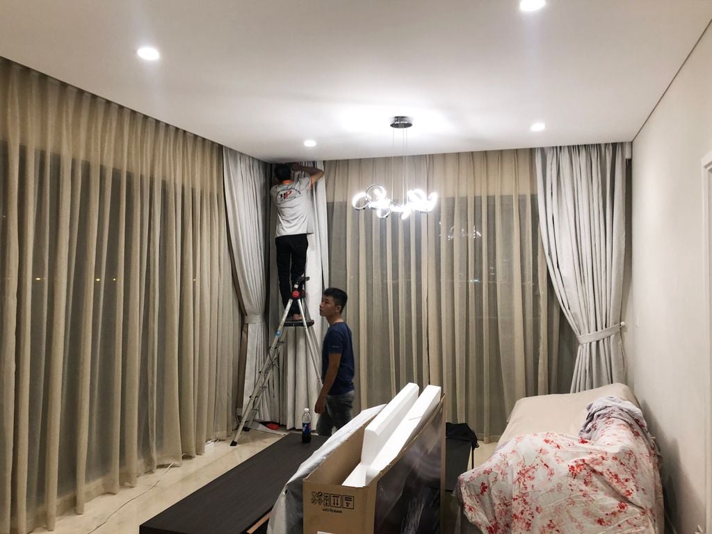 Dịch vụ giặt rèm cửa chung cư Saigon Pentaview Bình Thanh Uy tín, chất lượng