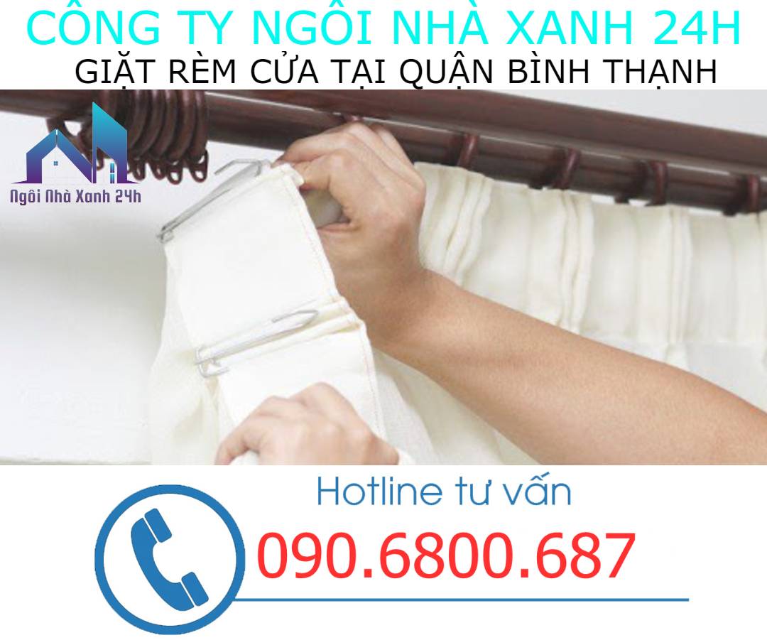 Quy trình giặt rèm cửa chuyên nghiệp tại SaigonRes Plaza Bình Thạnh