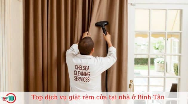 Dịch vụ giặt rèm cửa tại nhà khu vực Bình Tân Tiện lợi và hiệu quả