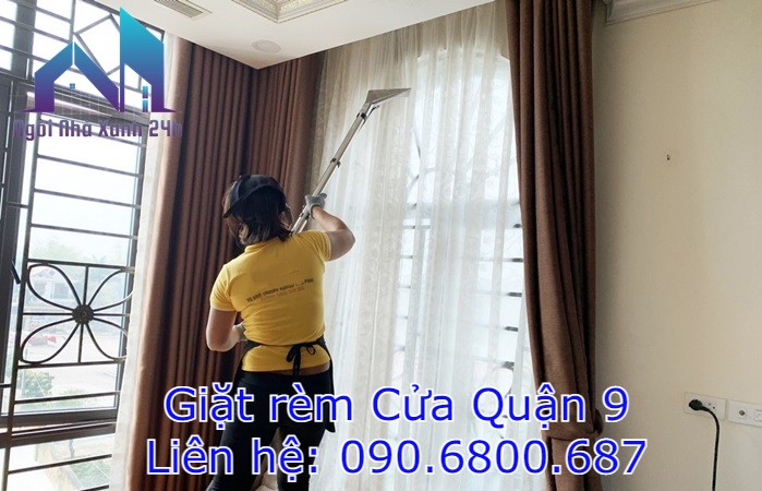 Dịch vụ giặt rèm cửa tại nhà Quận 9: Tiện lợi và hiệu quả