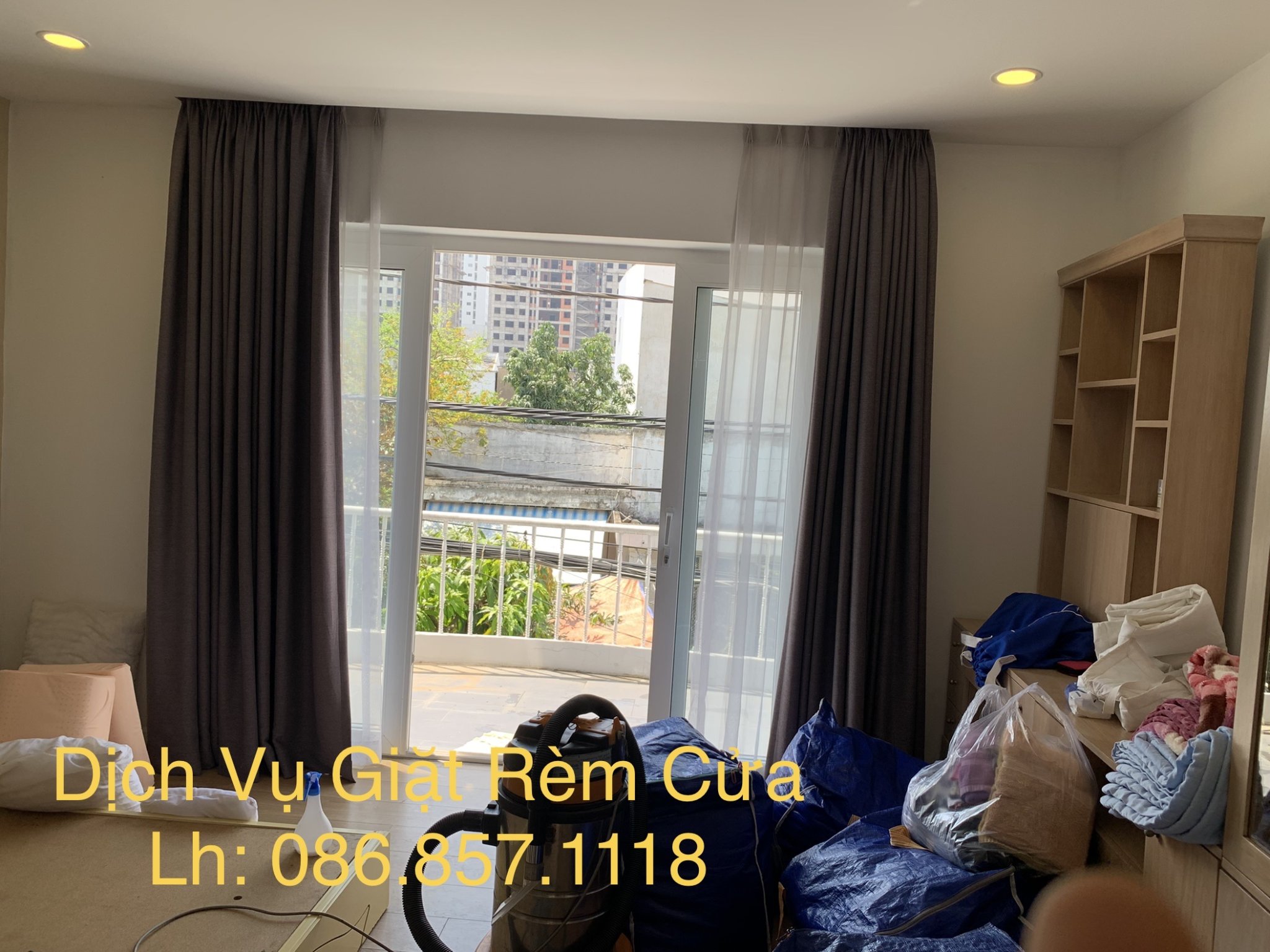 Dịch vụ giặt rèm tại nhà Dĩ An: Nhanh chóng, tiện lợi, chuyên nghiệp