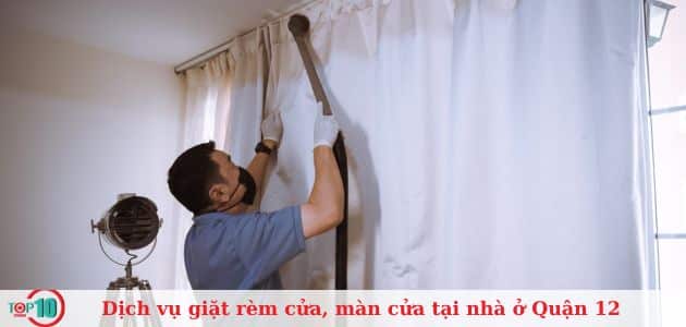 Dịch vụ giặt rèm tại nhà Quận 12: Ưu điểm và tiện ích