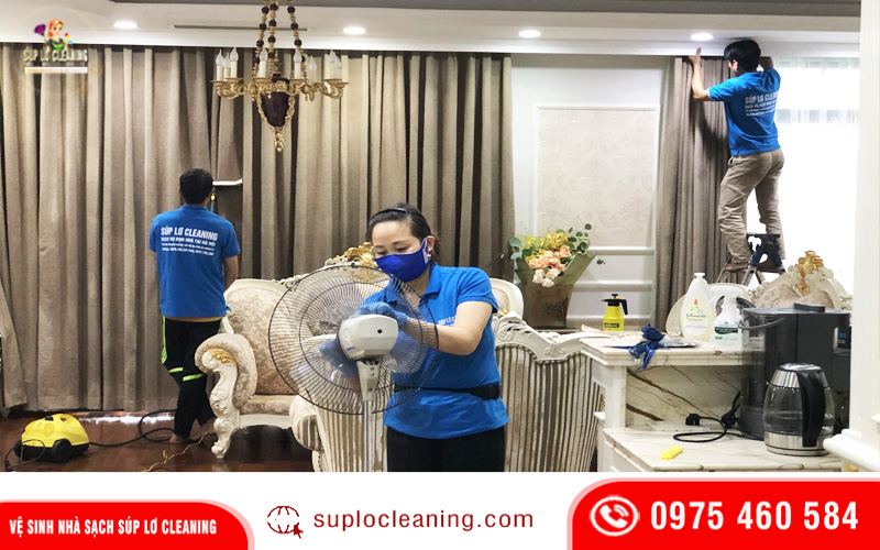 Quy trình giặt rèm tại nhà Quận 3: Từ tiếp nhận đến hoàn thiện