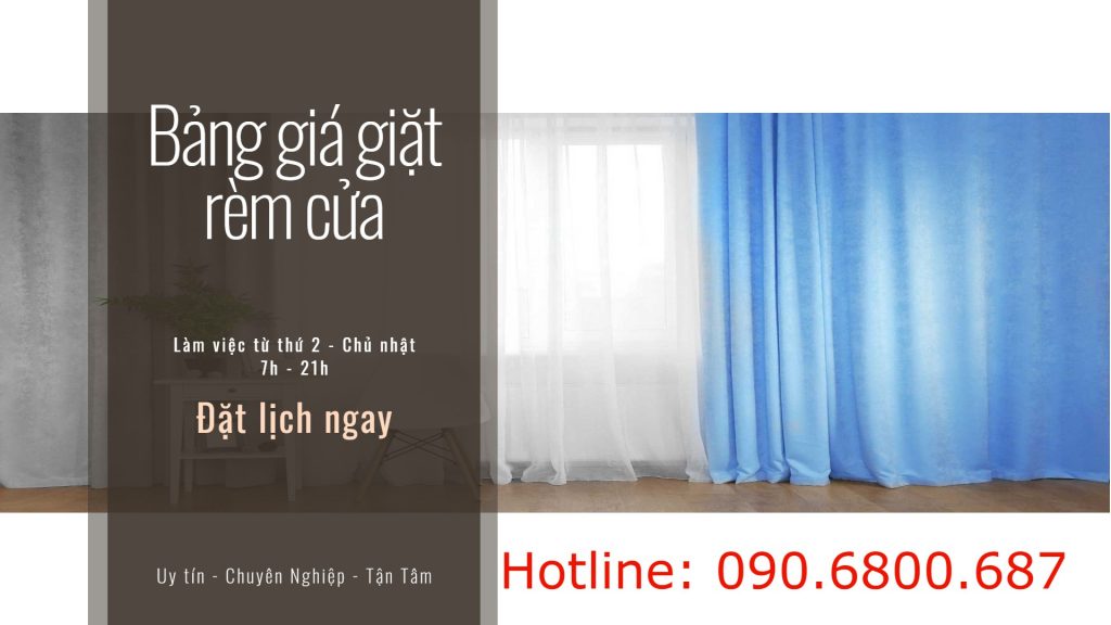 Bảng giá giặt rèm tại nhà Quận 7 năm 2025: Minh bạch và cạnh tranh