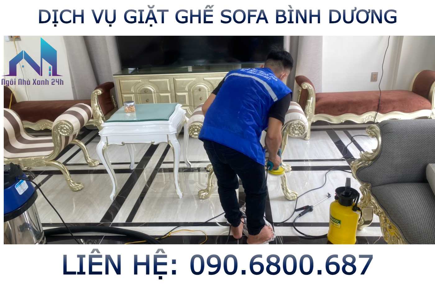 Bảng Giá Dịch Vụ Giặt Ghế Sofa Nỉ Tại Dĩ An, Bình Dương (Cập Nhật 2025)