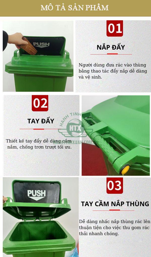 Ưu Điểm Của Việc Sử Dụng Thùng Chứa Rác 120L