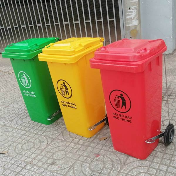 Thông tin chi tiết về thùng rác 120L đạp chân tại Quận Bình Chánh (0939326008)