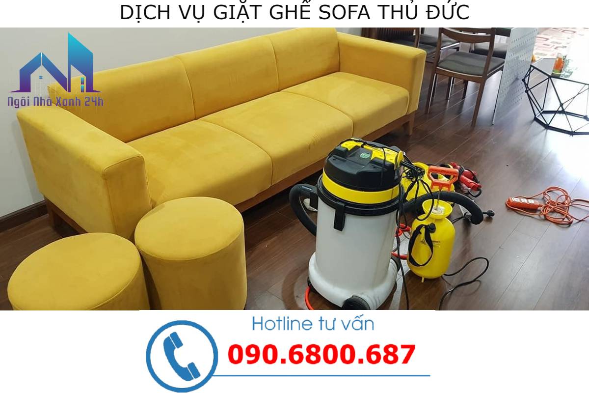 Quy Trình Giặt Ghế Sofa Chuyên Nghiệp Tại Thủ Đức: Đảm Bảo Vệ Sinh, An Toàn