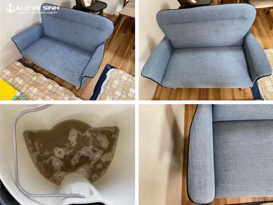 Quy Trình Giặt Ghế Sofa Nỉ Chuyên Nghiệp Tại Thủ Đức: 8 Bước Đảm Bảo Sạch Sâu