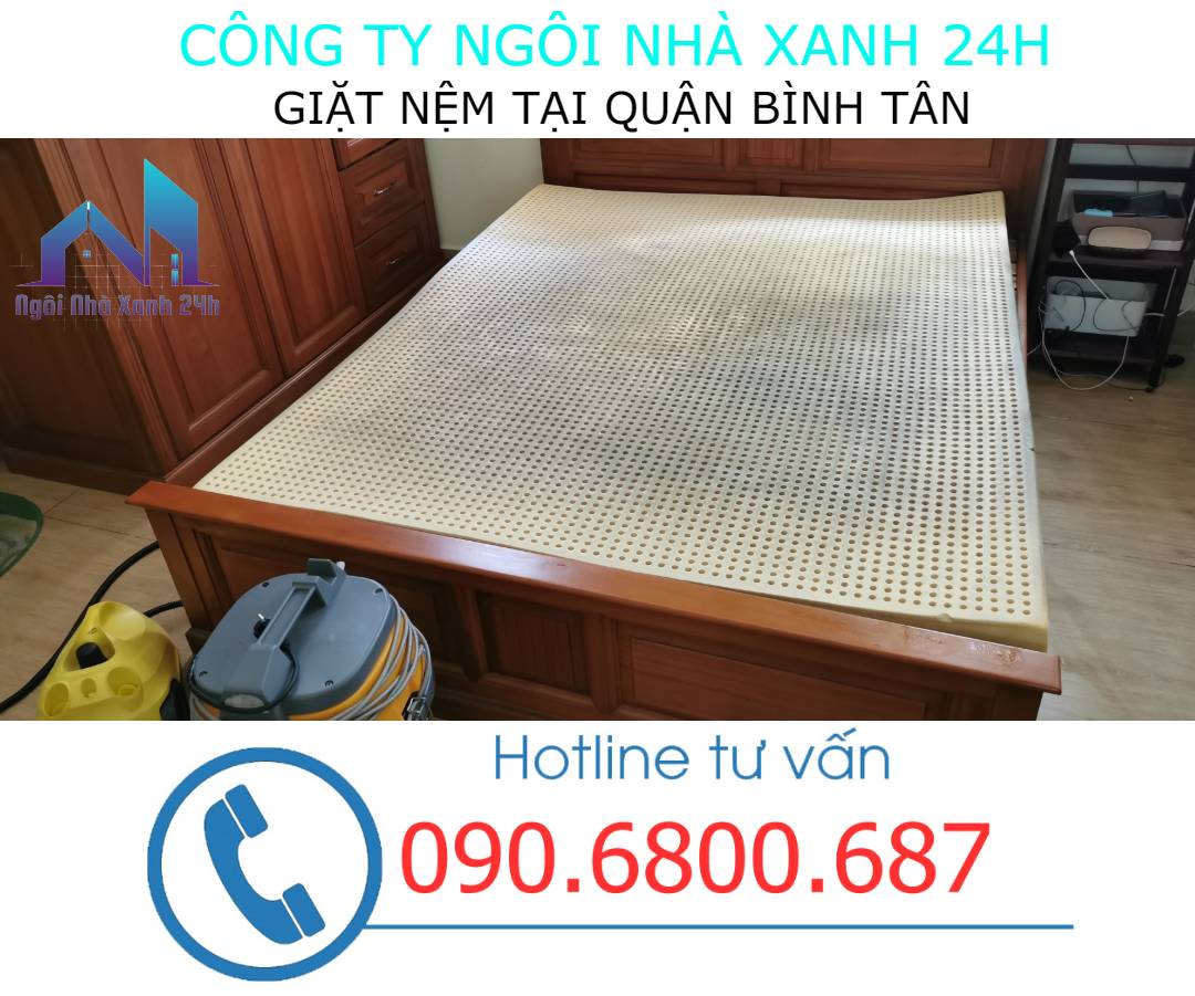 Quy trình giặt đệm chuyên nghiệp tại Tân Bình 7 bước chuẩn 2025
