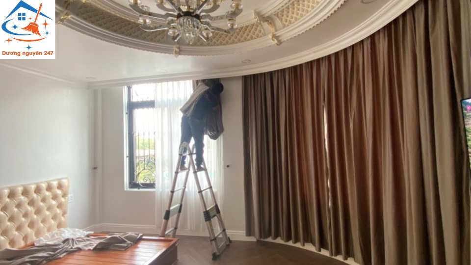 Quy Trình Giặt Màn Cửa Chuyên Nghiệp Tại Tân Bình Đảm Bảo Sạch Sâu, An Toàn Tuyệt Đối