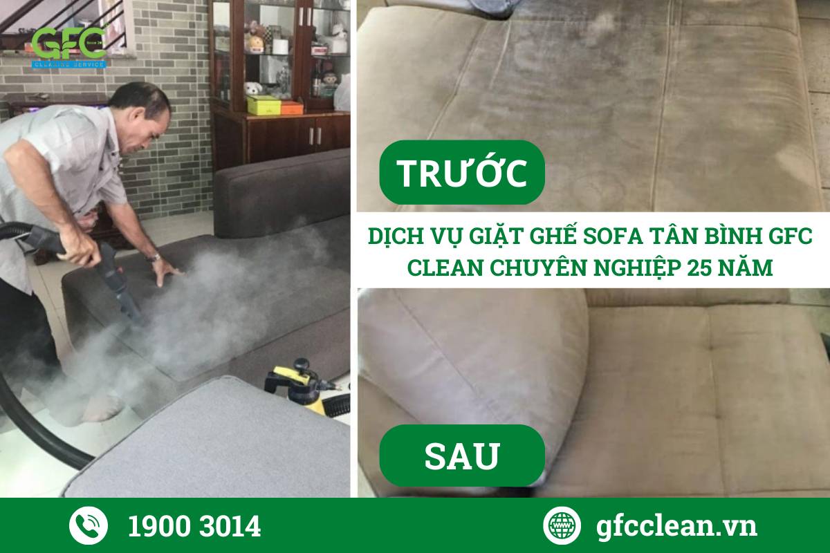 Quy trình giặt ghế sofa chuyên nghiệp tại Tân Bình 0909980348 (8 Bước Chuẩn)
