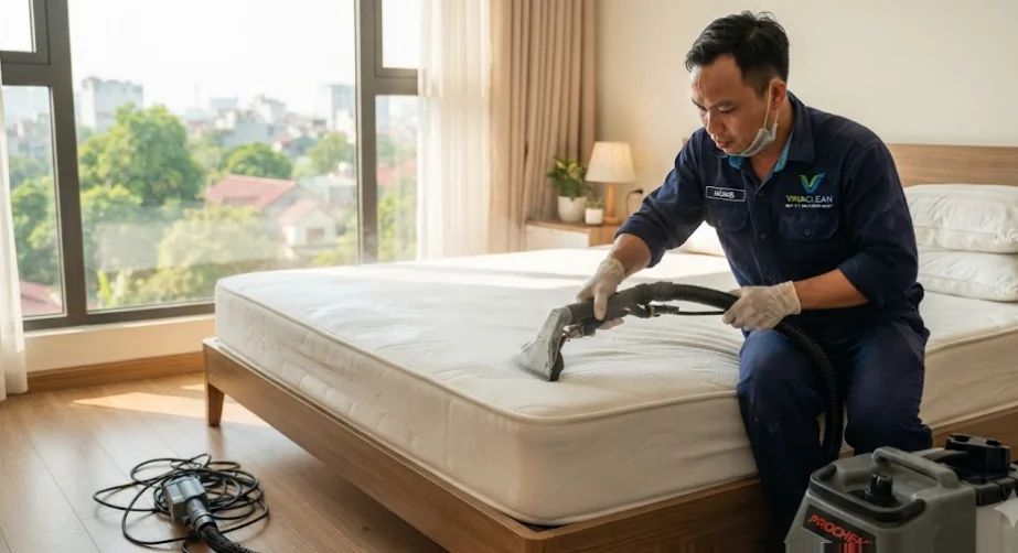 Dịch Vụ Giặt Đệm Bến Cát Uy Tín, Sạch Sâu, Giá Tốt 2026 - dịch vụ giặt đệm bến cát chuyên sâu tại nhà