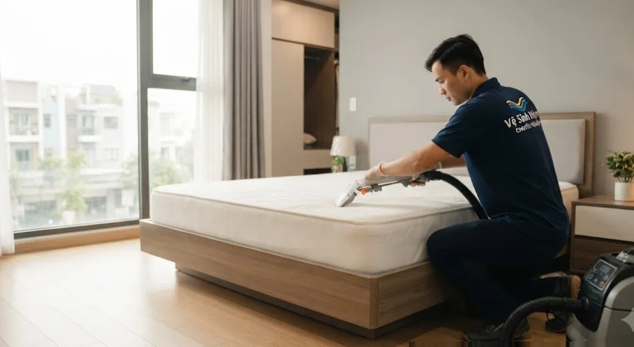 Dịch Vụ Giặt Đệm Gò Vấp Trọn Gói - Bảng Giá Mới Nhất 2026 - dịch vụ giặt đệm gò vấp chuyên nghiệp tại nhà