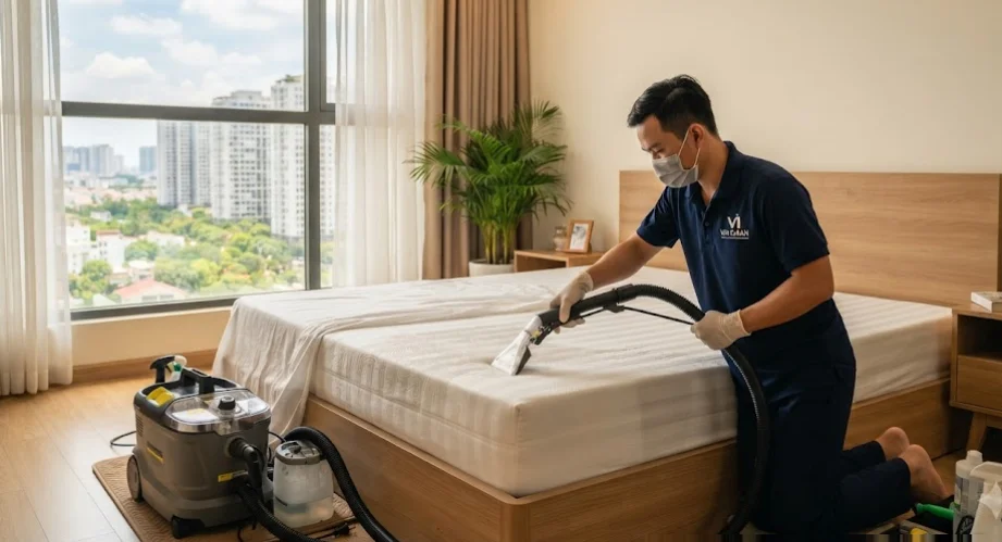 Dịch Vụ Giặt Đệm Thủ Dầu Một Trọn Gói - Giá Rẻ Uy Tín - dịch vụ giặt đệm thủ dầu một chuyên nghiệp tại nhà