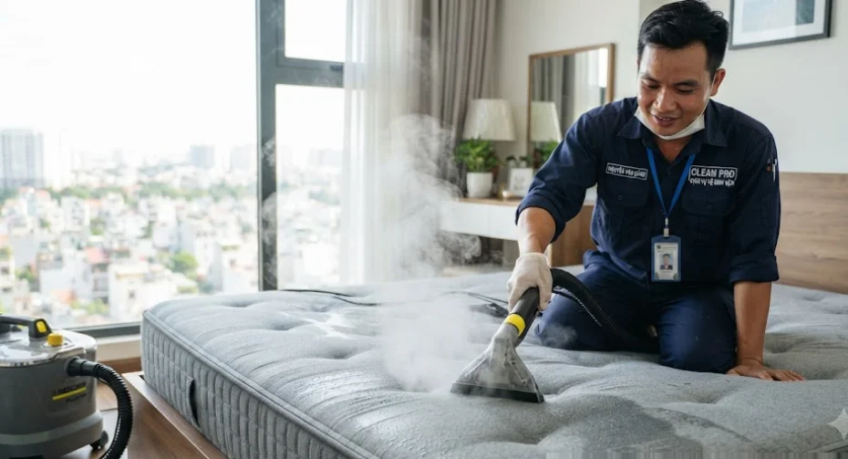 Dịch Vụ Vệ Sinh Nệm Bình Tân Trọn Gói - Báo Giá Sạch Sâu - dịch vụ vệ sinh nệm bình tân chuyên sâu tại nhà
