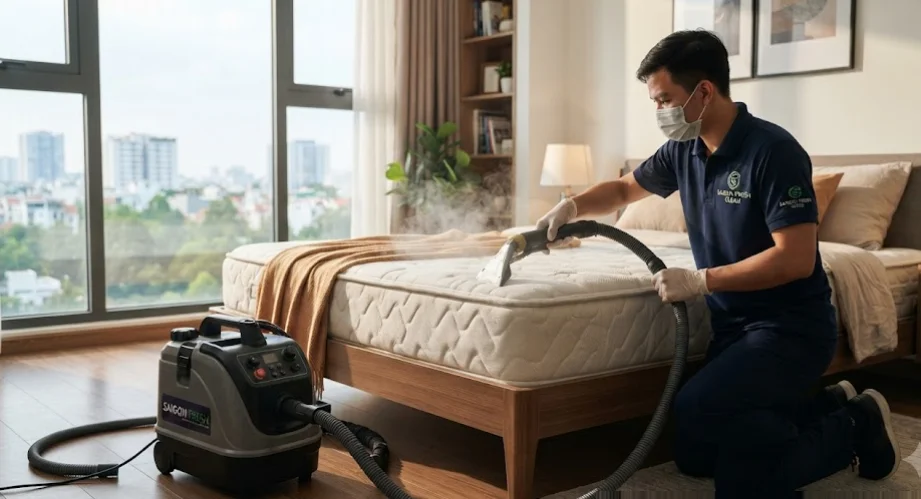 Dịch Vụ Vệ Sinh Nệm Tân Bình Trọn Gói - Uy Tín, Giá Tốt - dịch vụ vệ sinh nệm tân bình chuyên sâu tại nhà
