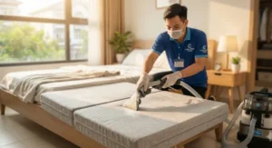 giặt đệm bông ép bình chánh dịch vụ chuyên nghiệp tại nhà