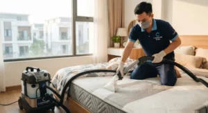 giặt đệm bông ép dĩ an chuyên nghiệp tại nhà