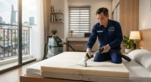 giặt đệm bông ép phú nhuận chuyên sâu tại nhà